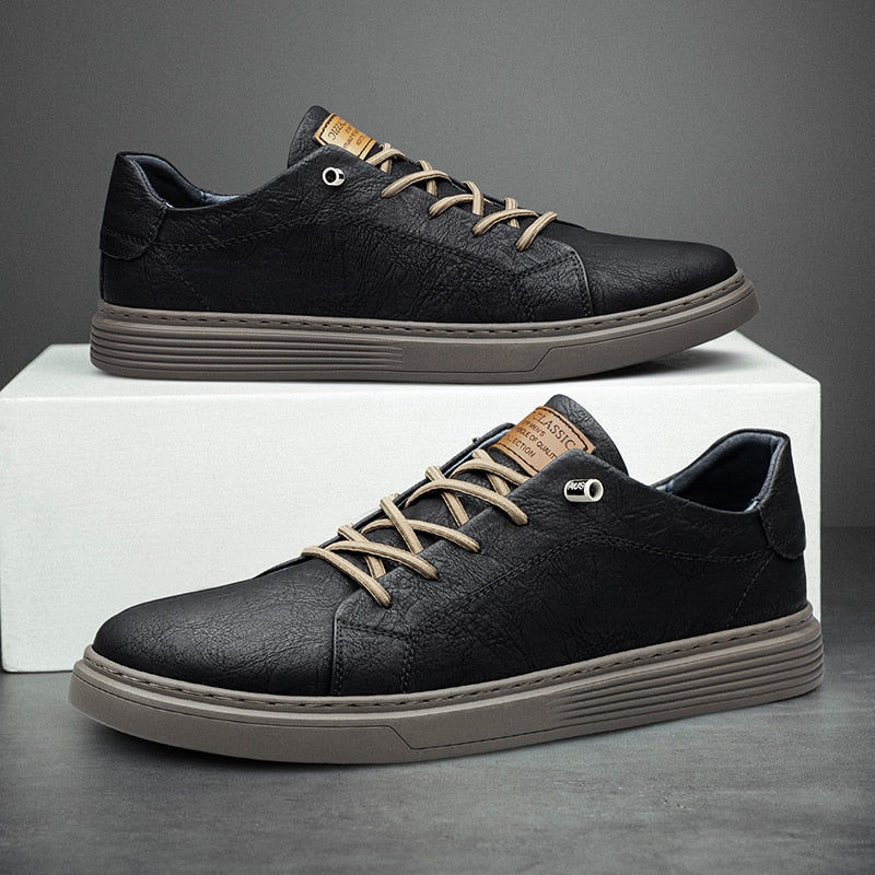 Thumbnail: Mens Lace Up Oxford Leather Shoes