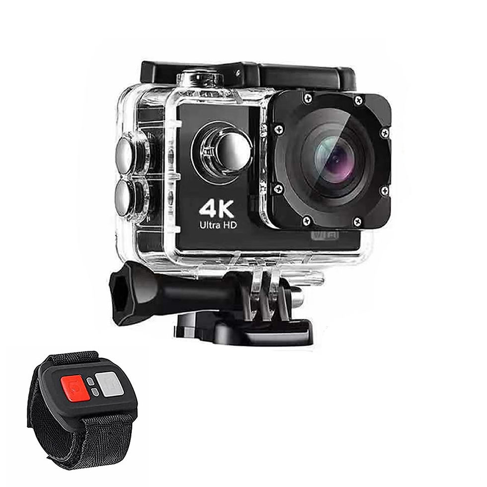 Thumbnail: 4K  Waterproof All Digital UHD WiFi Camera + RF Remote And Accessories