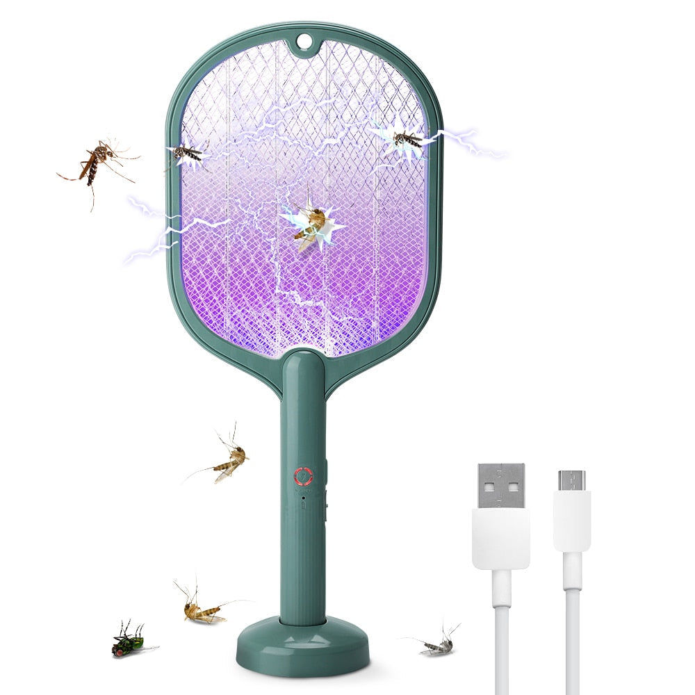 Rechargeable Electric Insect Swatter and Mosquito Zapper Lamp