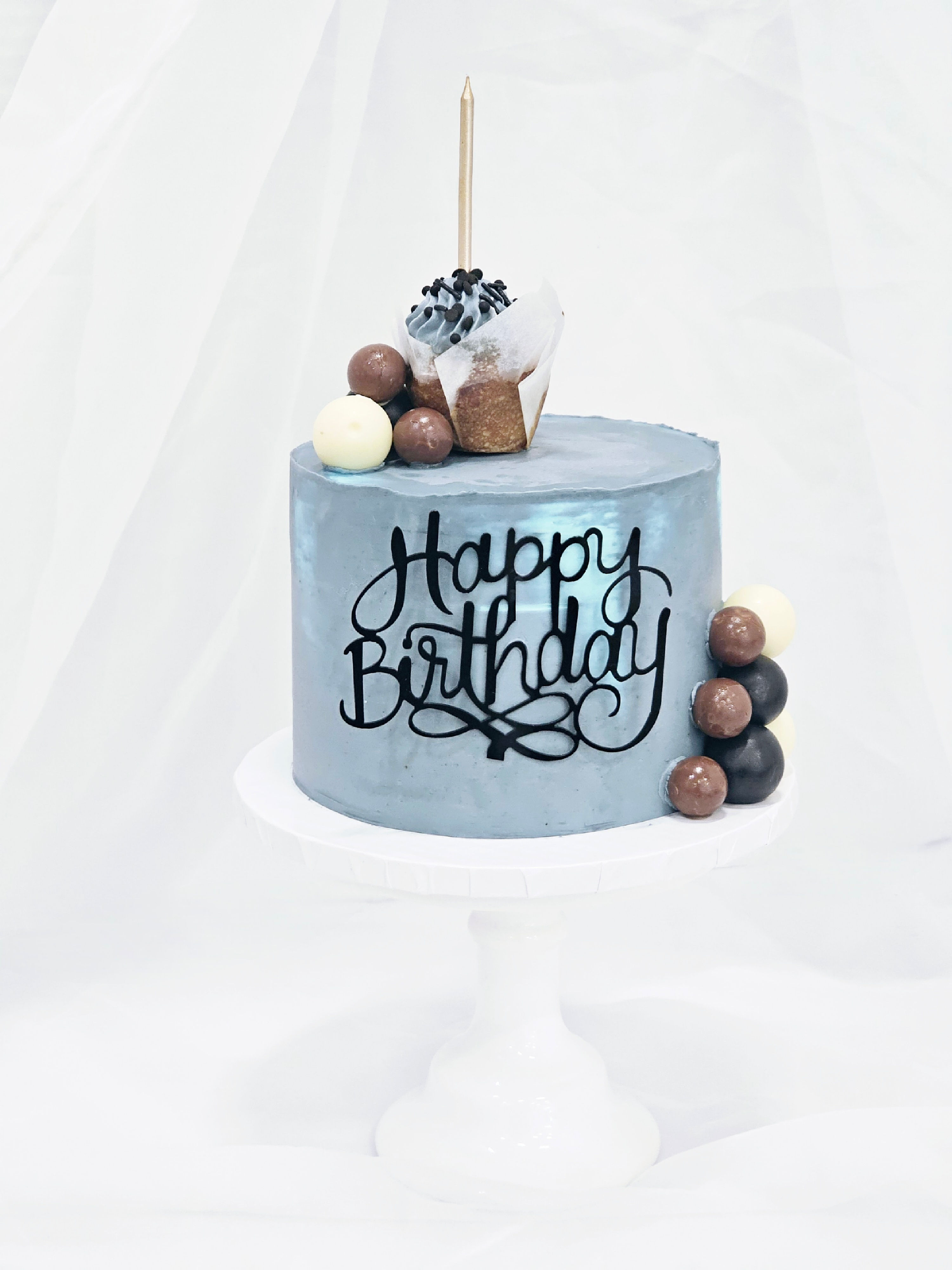 Blue Gray Buttercream