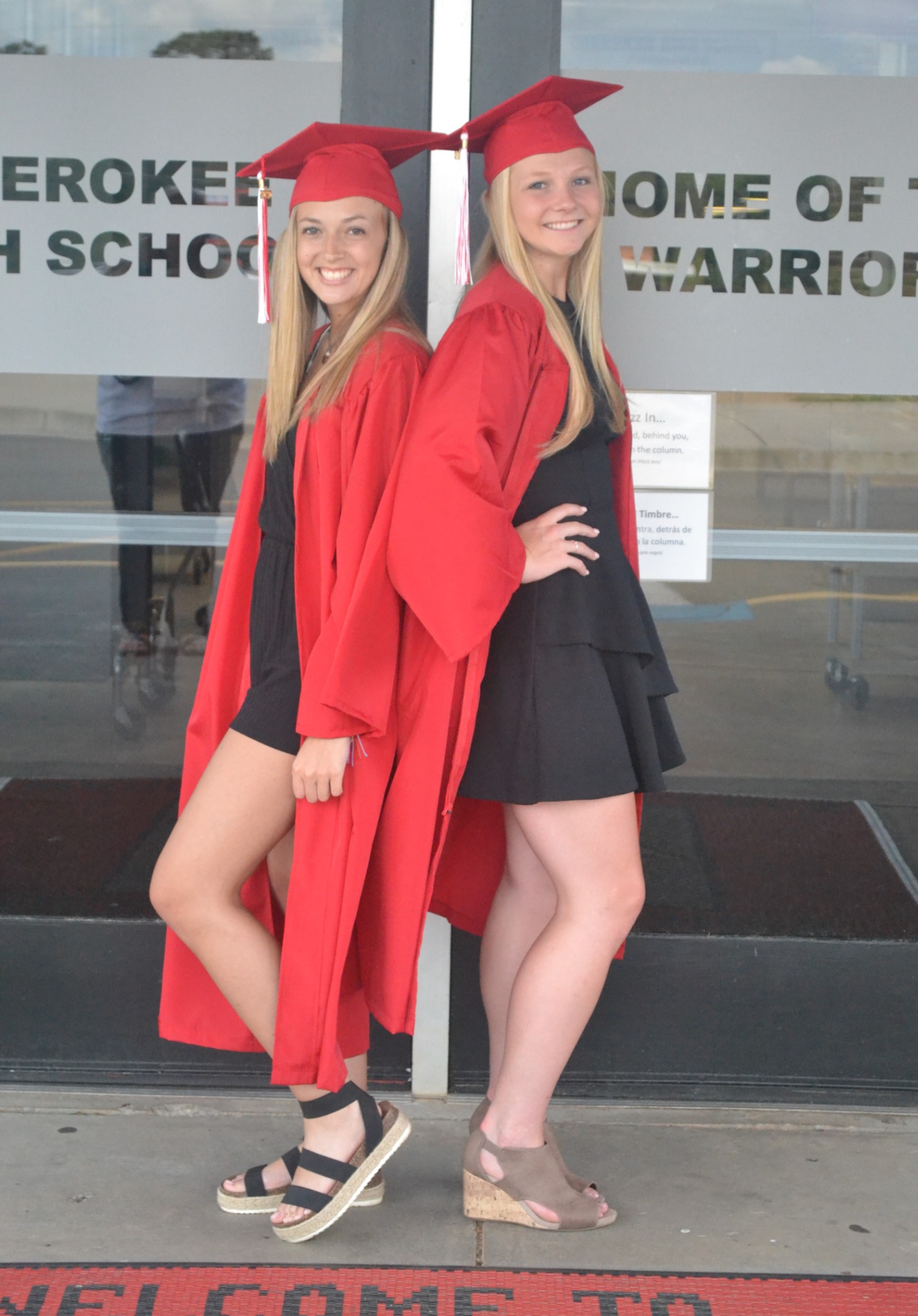 Bree in her graduation cap and gown
