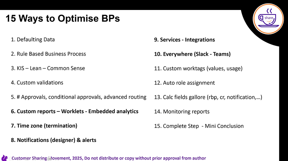 15 Ways to Optimize Workday BPs-Part 2