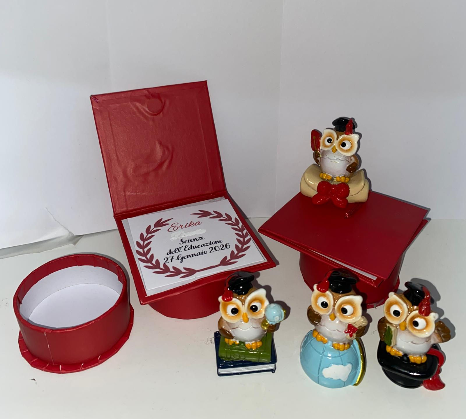 SCATOLA TOCCO ROSSO E GUFFETTO