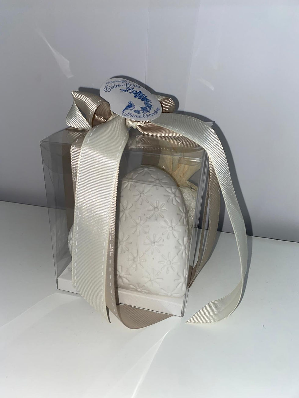 Miniatura: LINEA CUORI IN PORCELLANA BISCUIT BIANCA GRANDE  7  MODELLI ASSORTITI