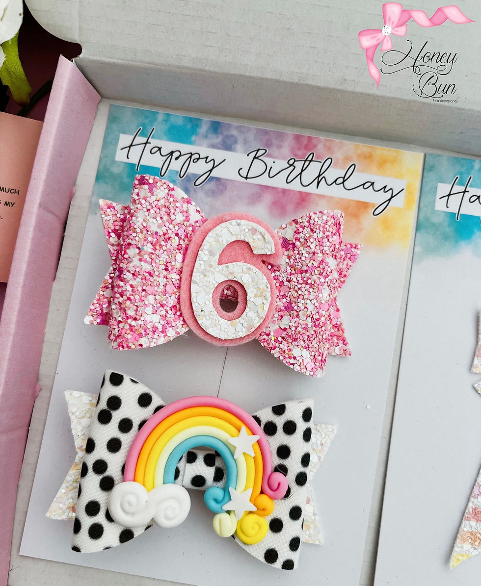 Thumbnail: Dotty Rainbow (birthday gift set -please add age required)
