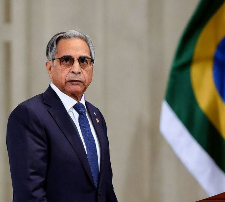 uma pessoa de frente para parlamentares representando o ex-ministro anderson torres diante da cpmi do congresso no dia 08 de agosto de 2023