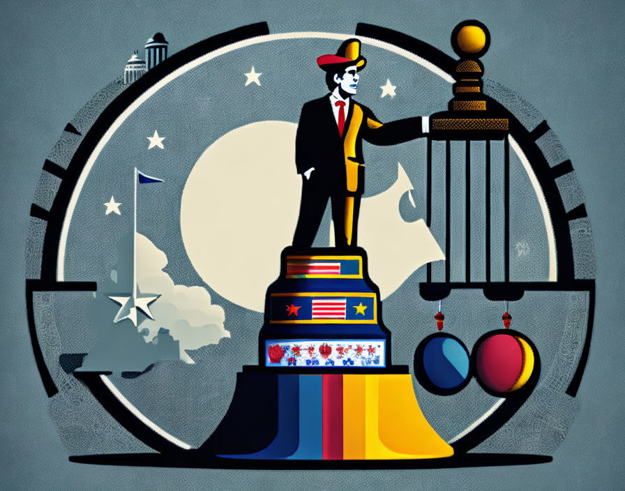 imagem de Um político e as balanças da política e suas firulas....