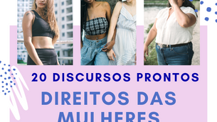 Igualdade Salarial entre Homens e Mulheres-CAPÍTULO3 Ebook-20Discursos prontos Direitos das MULHERES