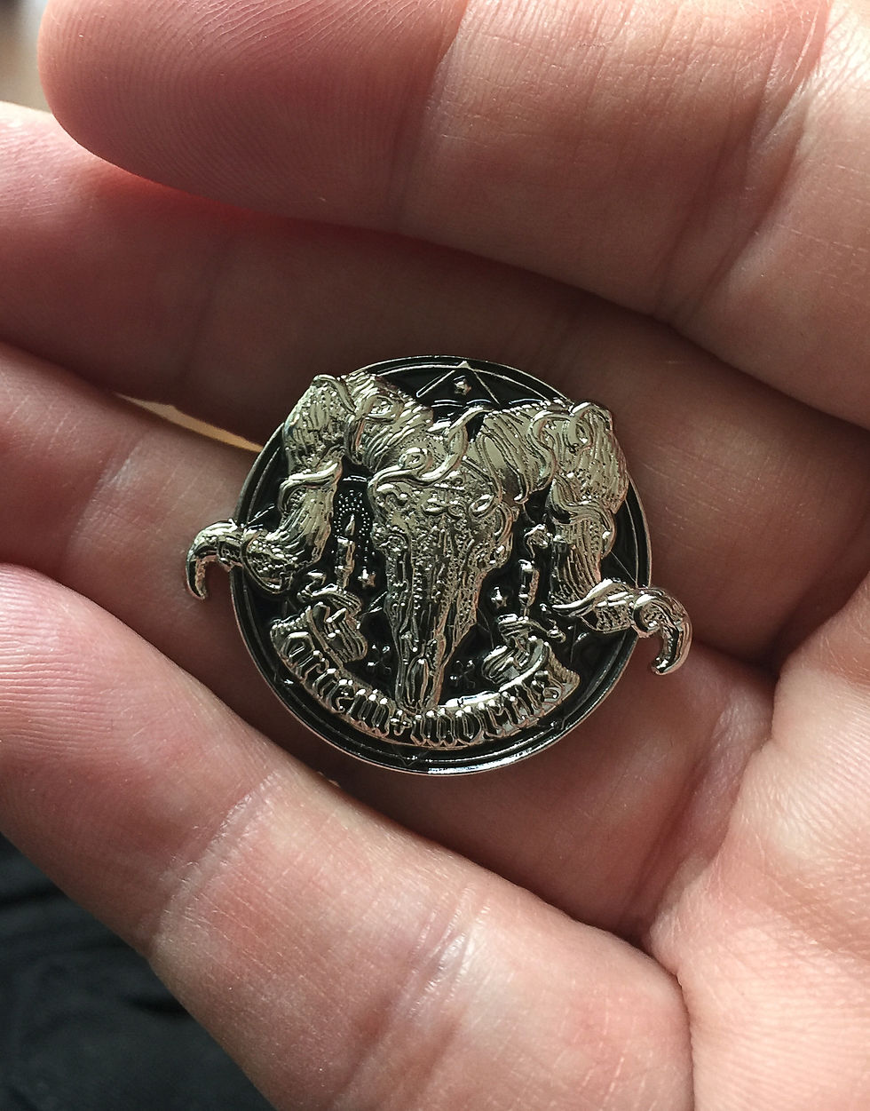 Thumbnail: Artem Mortis Logo - Lapel Pin - "Artem Mortis is Latin for the Art of Death"