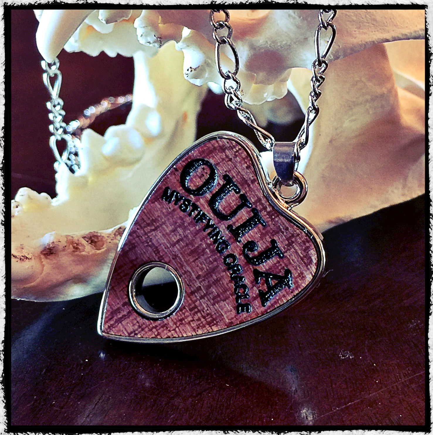 Ouija Planchette Pendant and Necklace