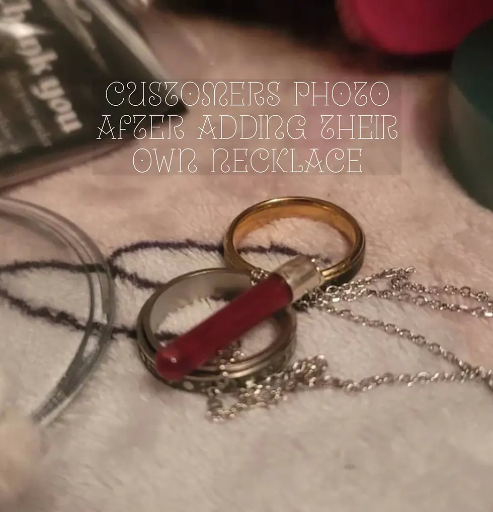 Thumbnail: 2 Sterling Blood Vials (Pendants ONLY) with Anticoagulant
