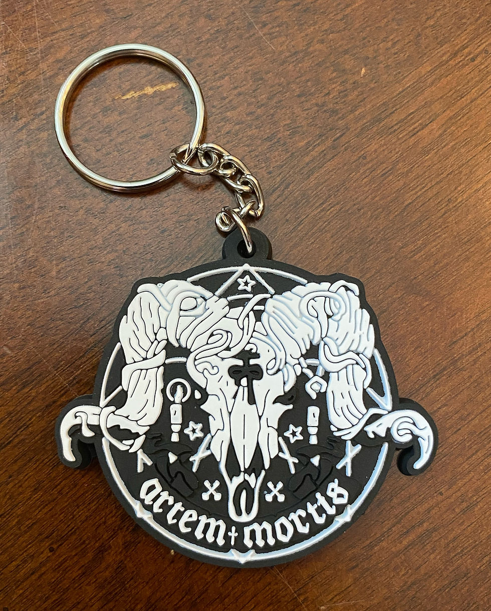 Thumbnail: Artem Mortis Logo - Keychain - "Artem Mortis is Latin for the Art of De