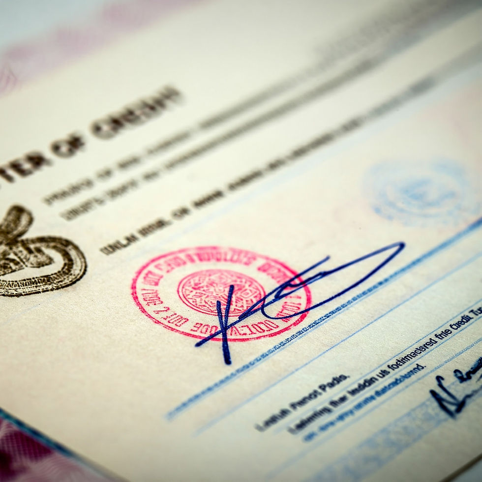 Letter of Credit