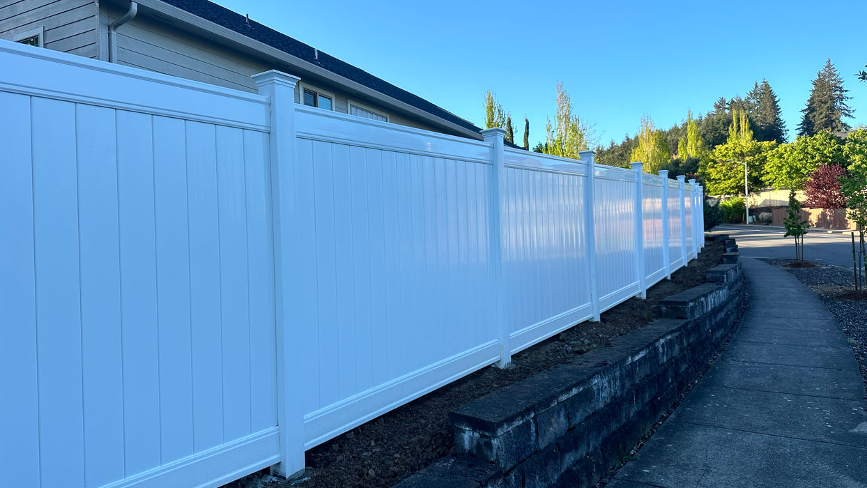 Catalyst White Vinyl Fencing