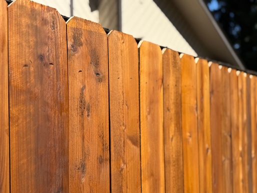 Cedar Dog-Eared Fence