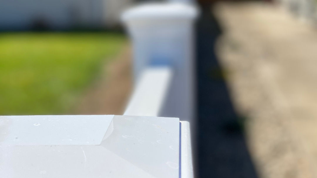 This white vinyl fence project in Molalla, Oregon added a clean, polished boundary along the front and side of the property. The bright white vinyl fencing creates strong curb appeal while offering a low-maintenance option that does not require staining, sealing, or painting like wood fencing.