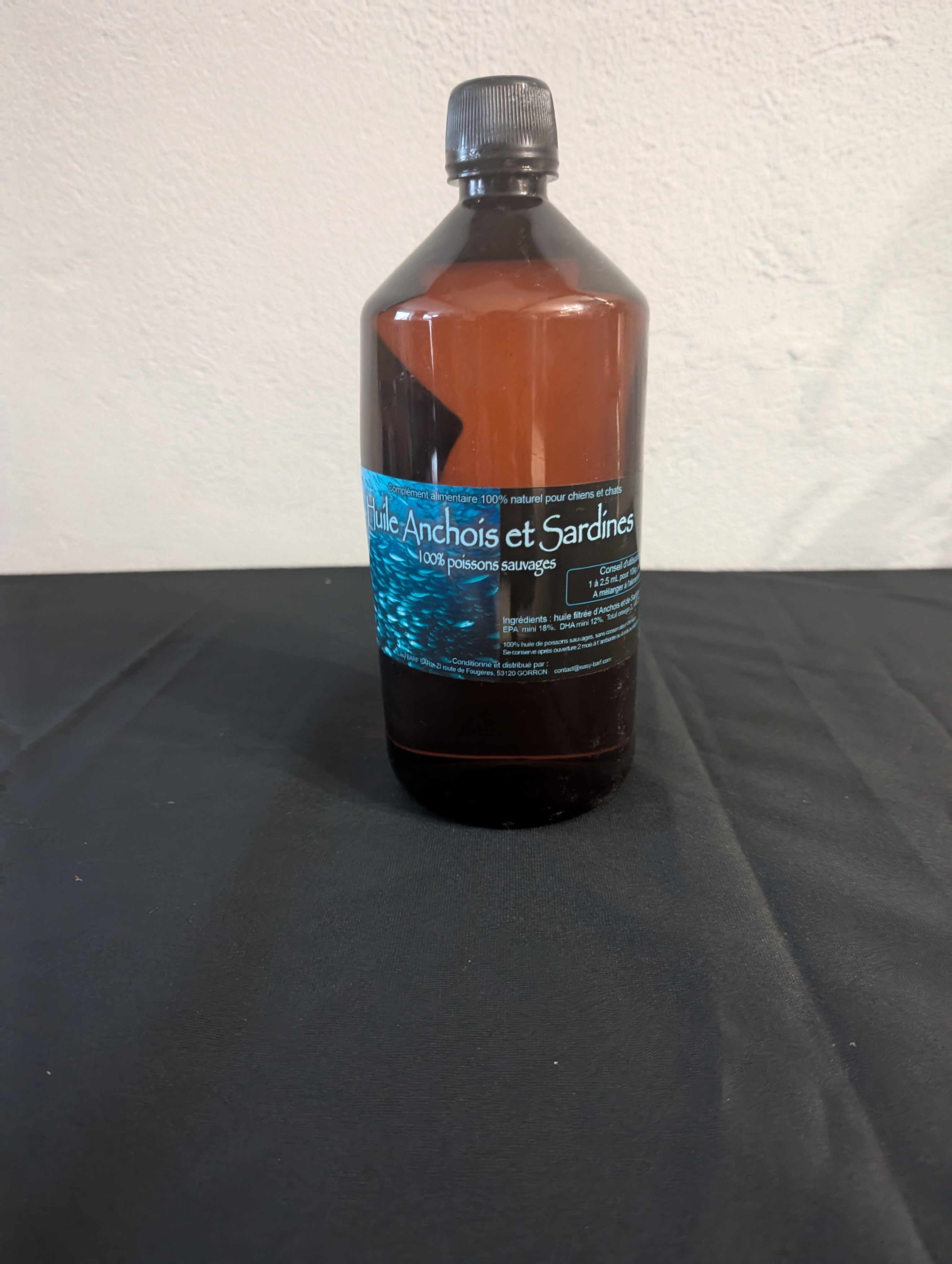 Huile de sardines et anchois