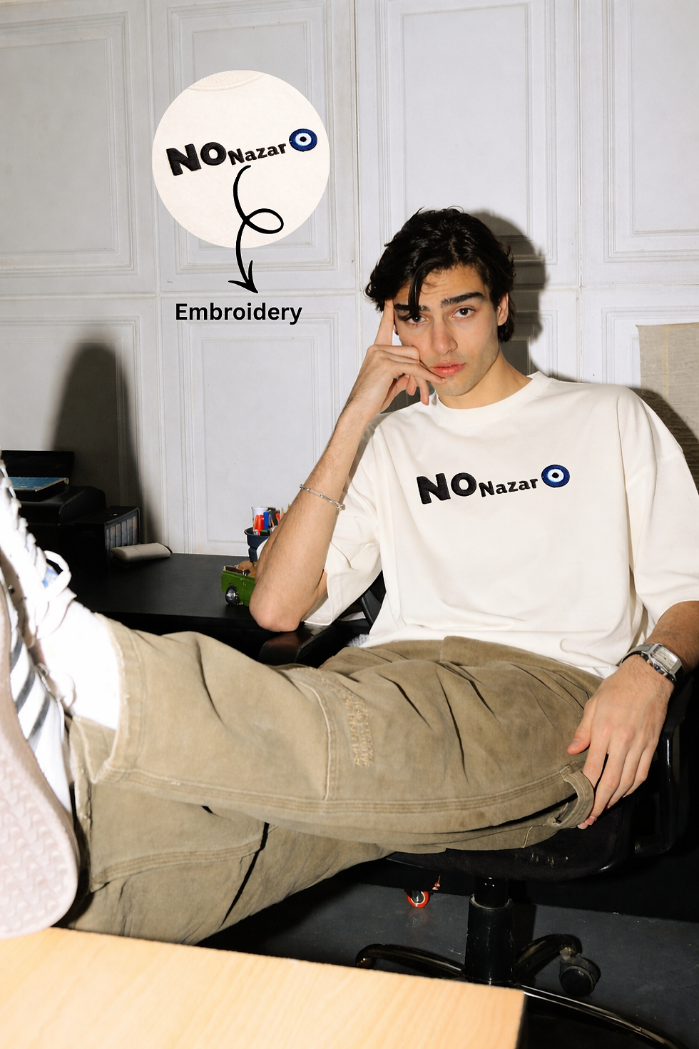 Thumbnail: "NO NAZAR" Oversized Tee