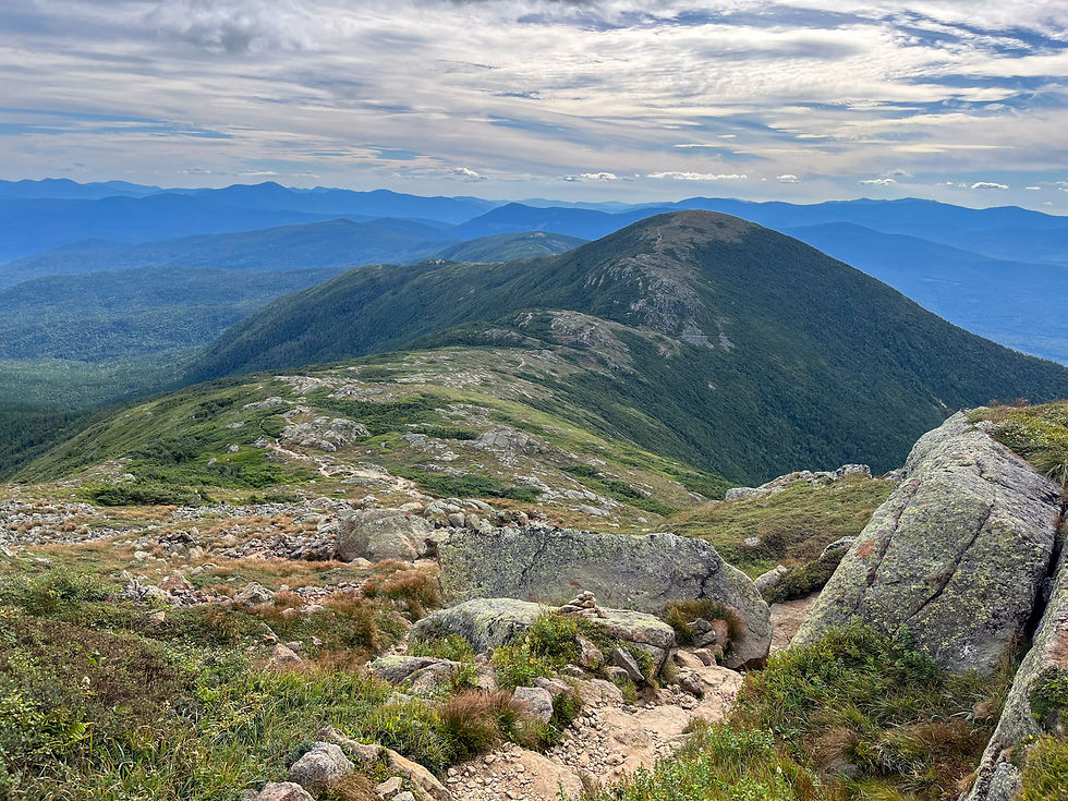 Crawford Path to Mount Eisenhower on Presidential Traverse in White Mountains of New Hampshire