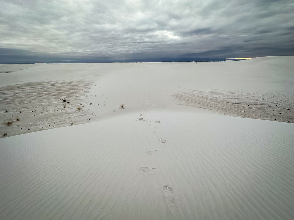 Alkali Flats Trail, White Sands National Park, New Mexico