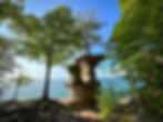 Chapel Rock at Pictured Rocks National Lakeshore in Michigan