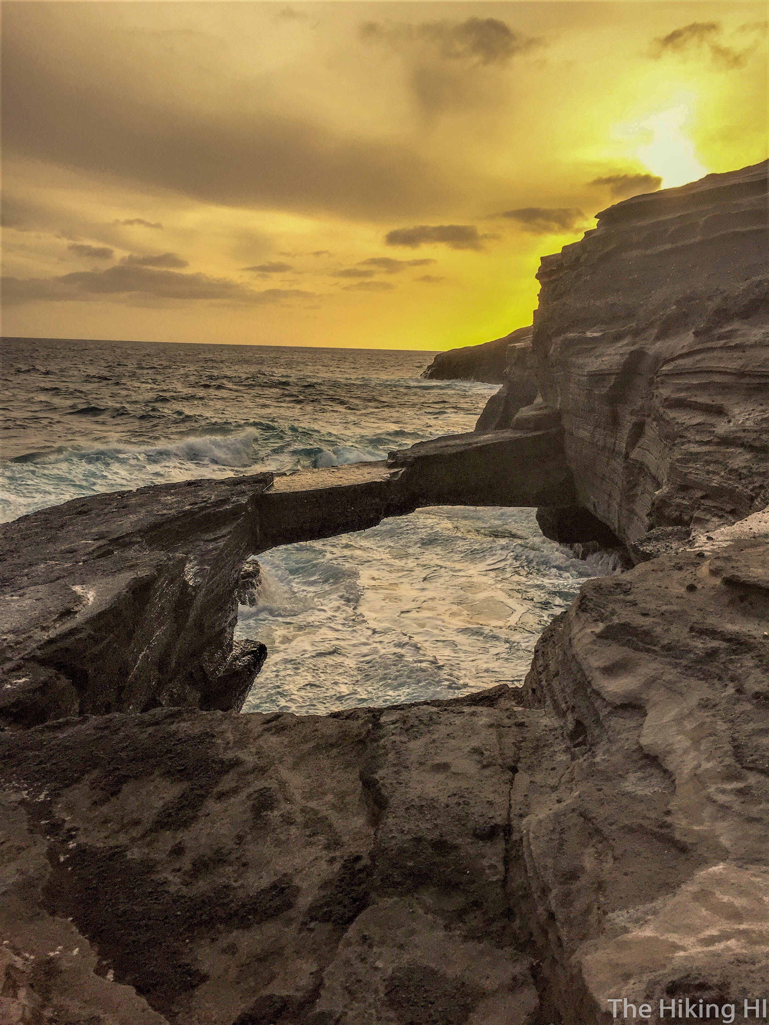 Sunset Over Sea Cliff