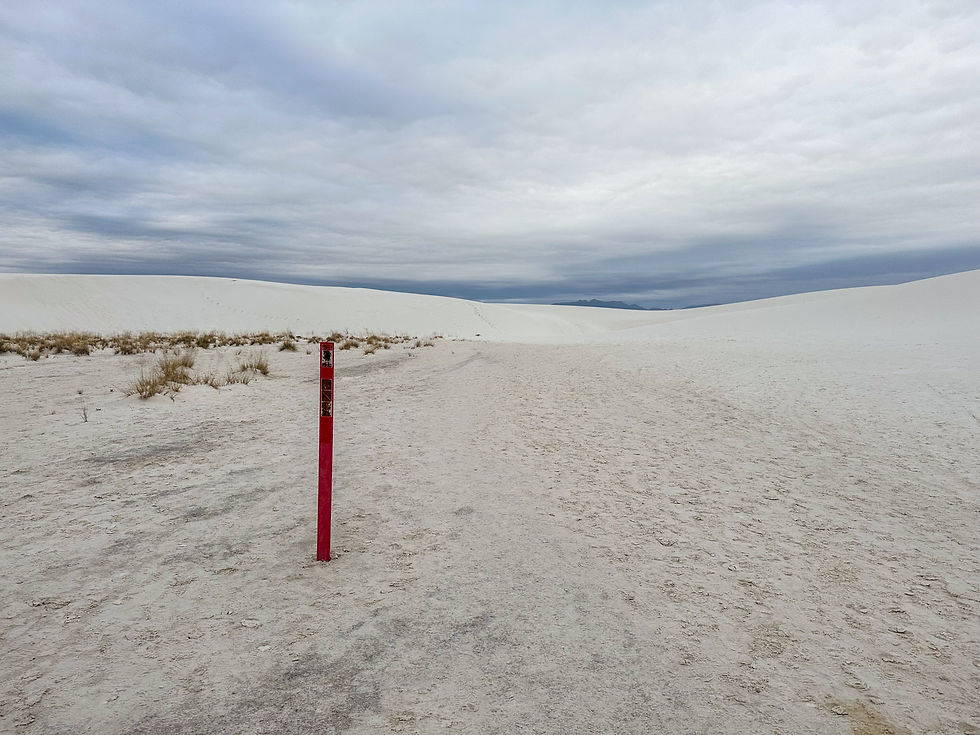 Alkali Flats Trail, White Sands National Park, New Mexico