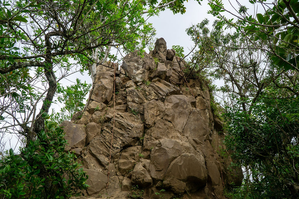 Olomana Trail ("Three Peaks") on Oahu, Hawaii