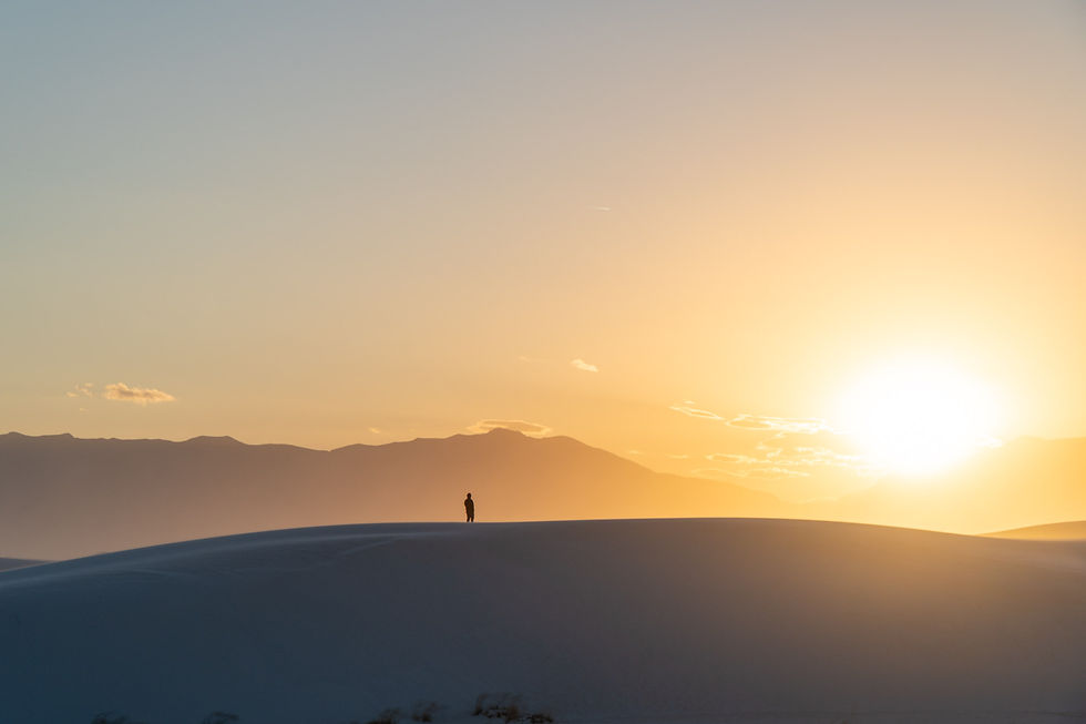 Alkali Flats Trail, White Sands National Park, New Mexico