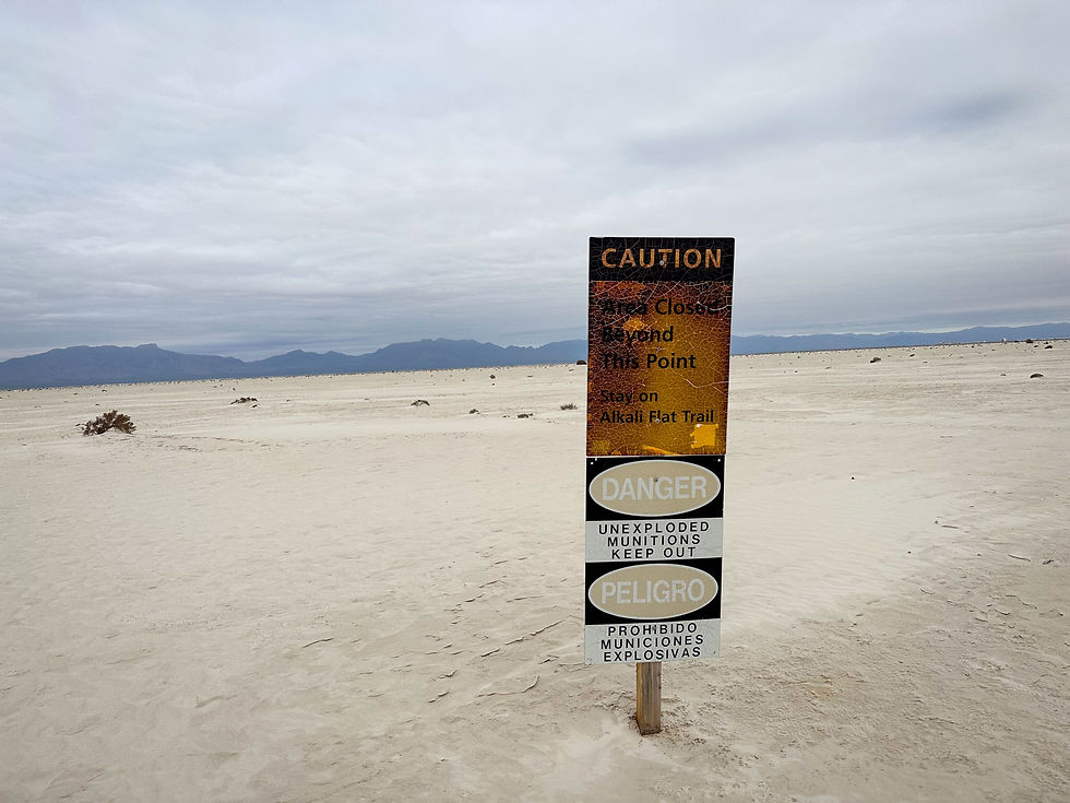 Alkali Flats Trail, White Sands National Park, New Mexico