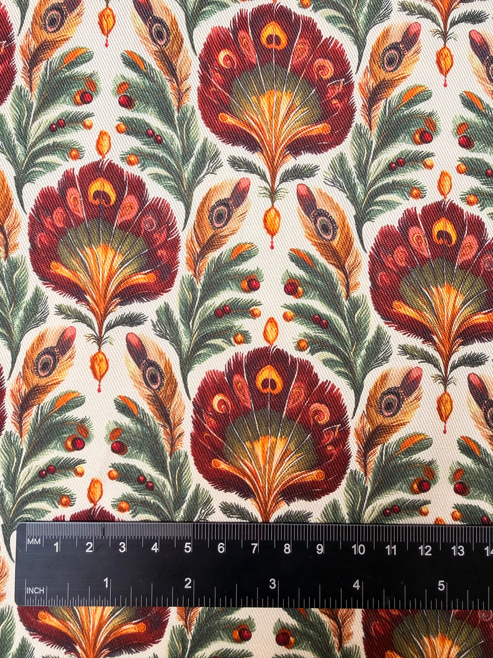 Plume Nouveau 100% Lyocell Fabric Ruler View