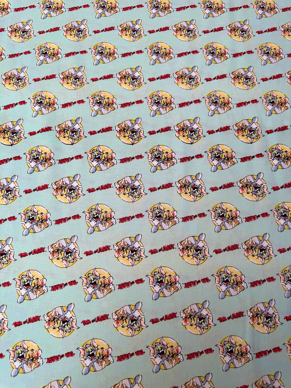 Tom & Jerry Foes Forever Craft Cotton Wide View