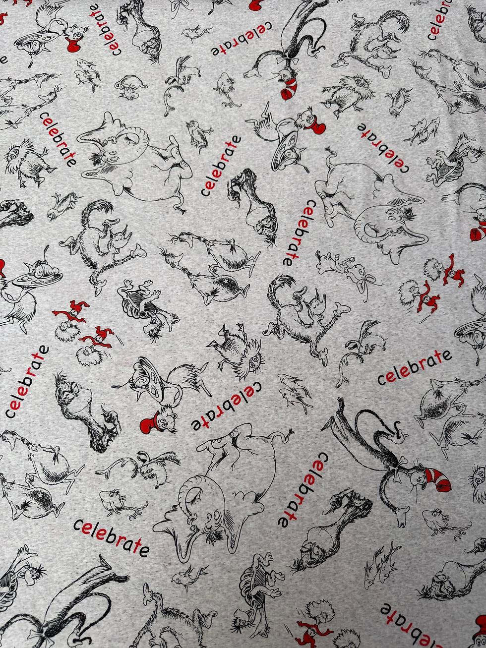 Celebrate Dr. Seuss Craft Cotton Wide View