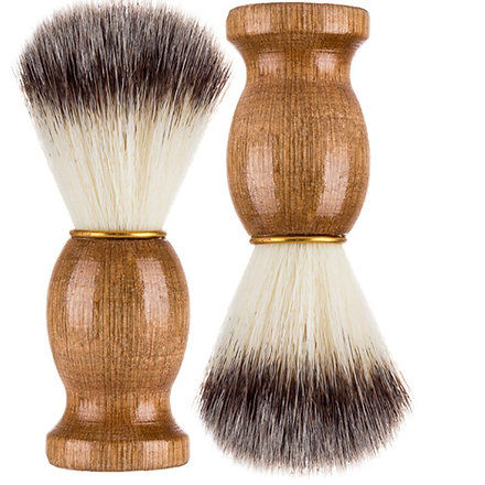 Nylon Men Beard Shaving Brush Men Facial Beard to Comb Wood Handle Razors