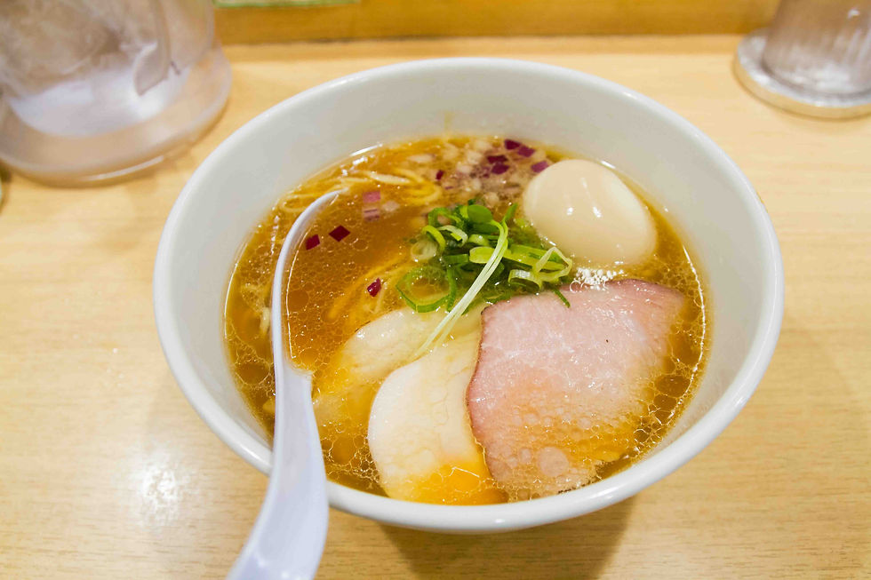 Clam Ramen in Shimokitazawa - Shoyu Ramen