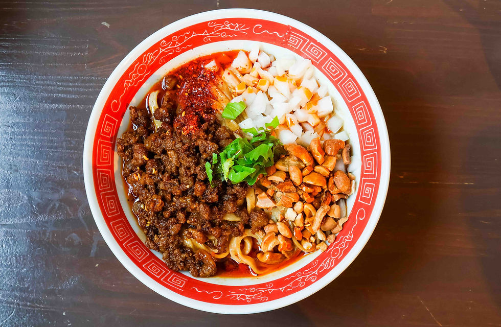 Uptop View of their Soupless Tantanmen