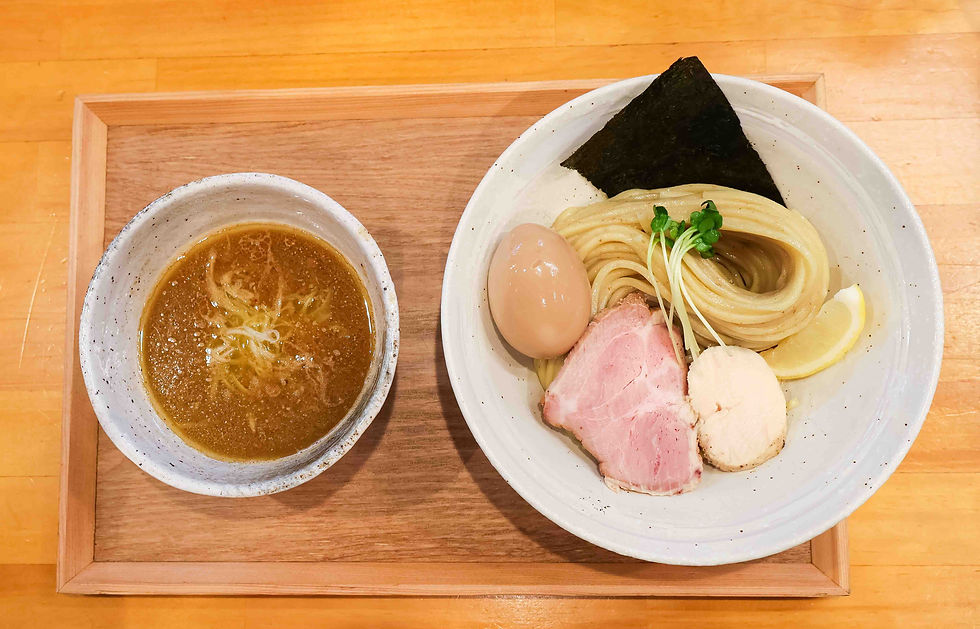 Their Tsukemen Bird's Eye View