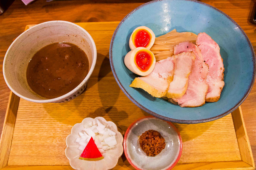 Osaka Tsukemen - Birds Eye View