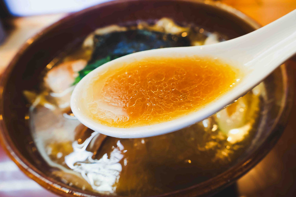 Soup in the Chuukasoba