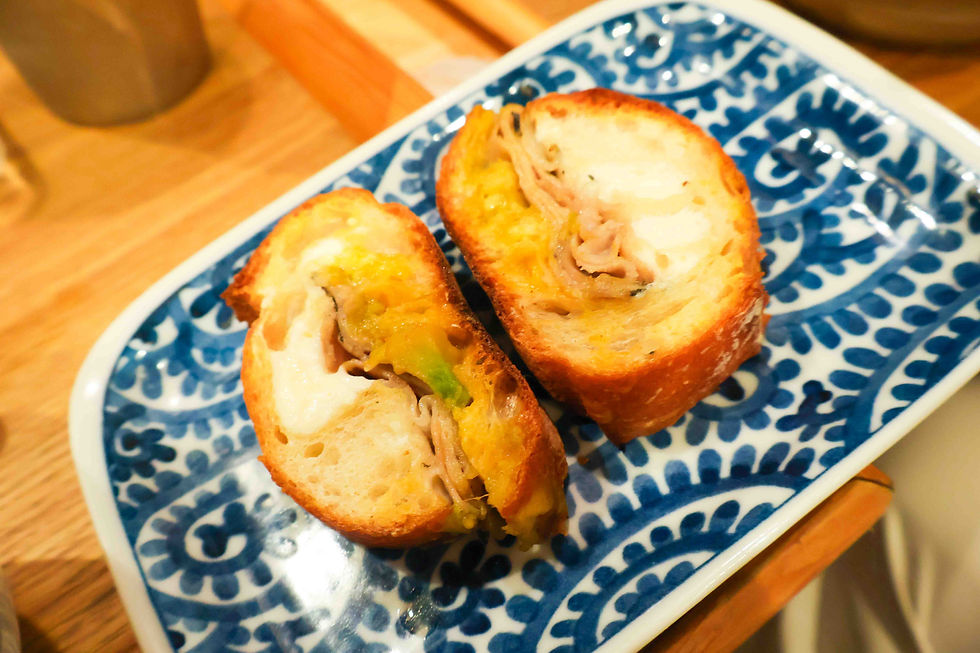 Chashu Sandwich at the end of the meal