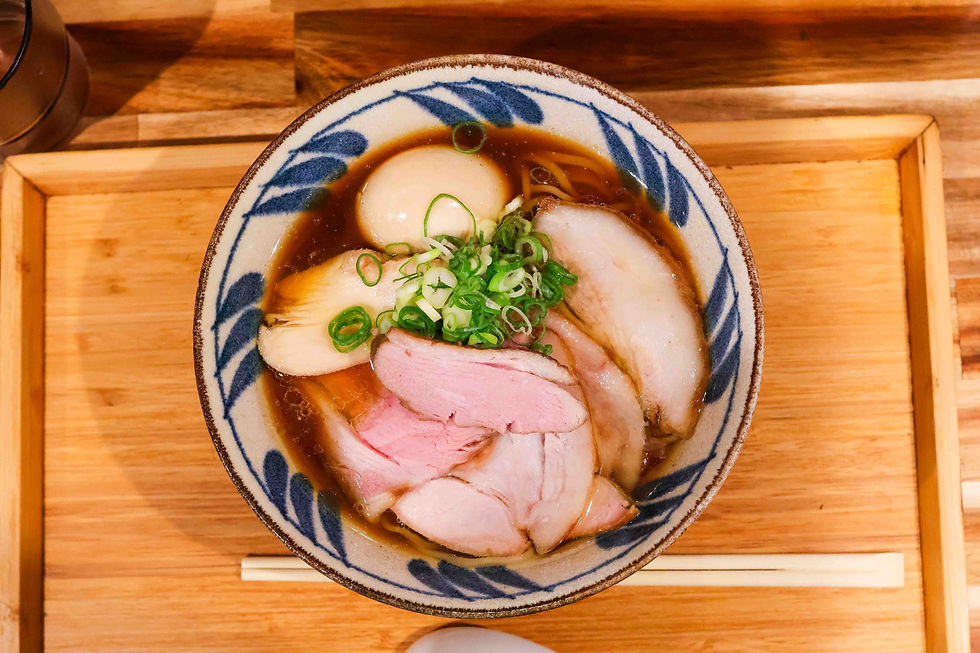 Hachan Ramen in Shinbashi Uptop View