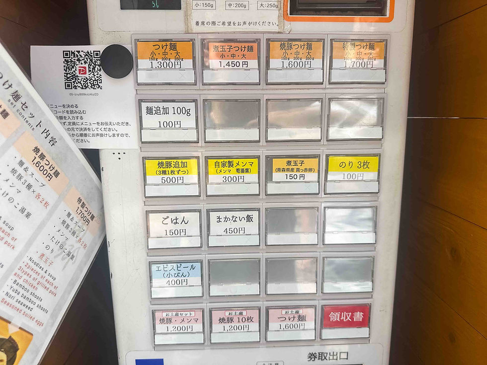 Ticket Machine Options