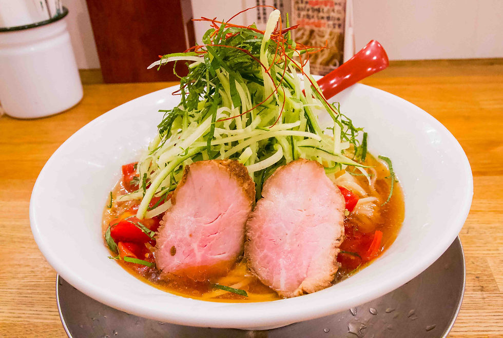 Tomato Hiyashi Chuka at Shichisai