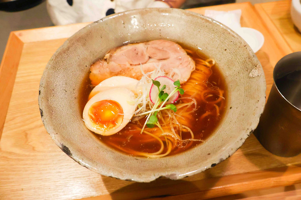 Closeup of their Shoyu Ramen