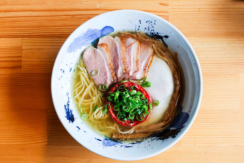 Drone View of their Shio Ramen
