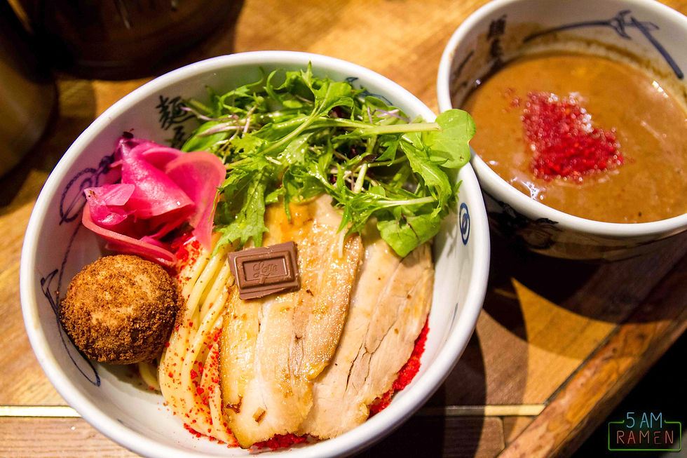 Menya Musashi - Chocolate Tsukemen