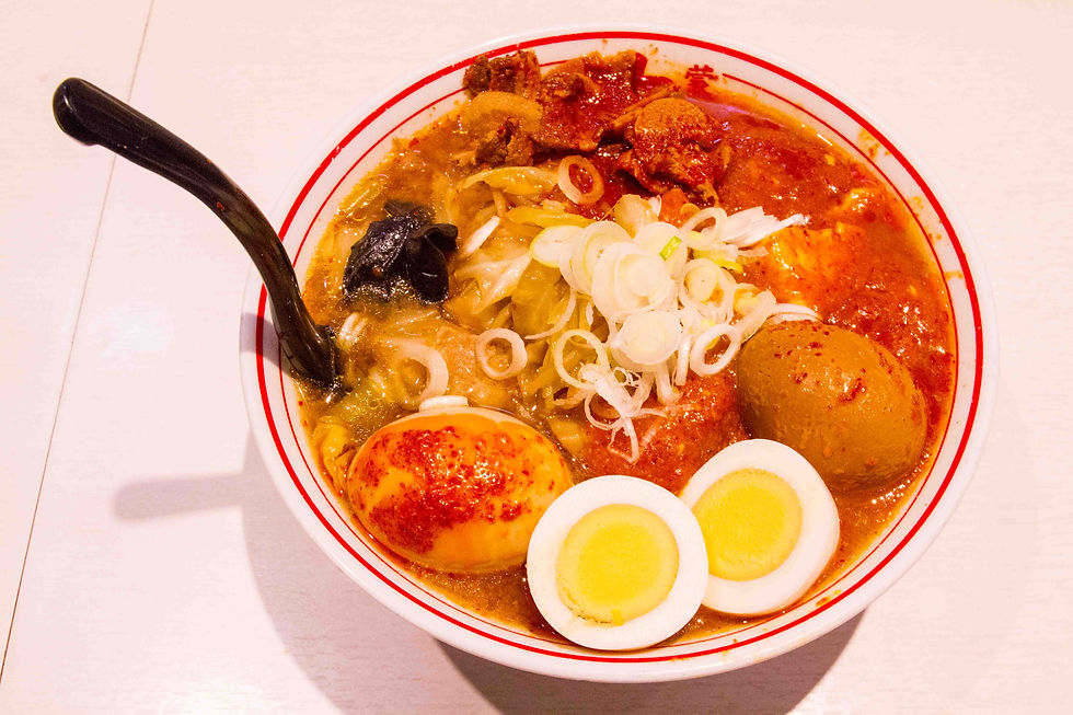 Spicy Ramen at Mouko Tanmen Nakamoto