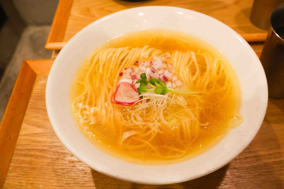 Closeup of the Shio Ramen
