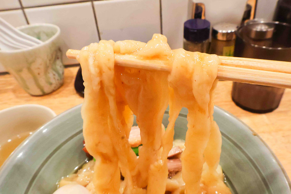 The Noodles are insanely good at Dashi to Man Yuei