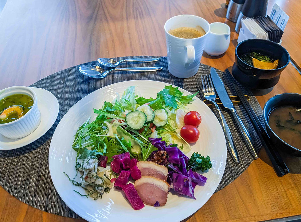 Salad Bar at Breakfast
